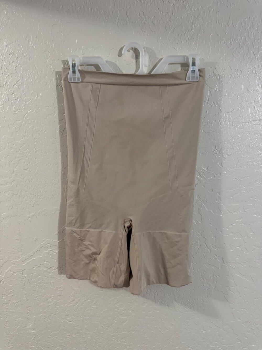 Spanx Plus Size Sculpt On-Core High Waisted Mid Thigh Nude Shapewear